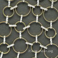 mesh anello metallico decorativo di interior design